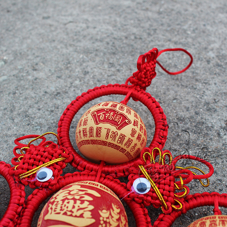 天然小葫芦挂件客厅装饰门对门招财中国结五福临门刻葫芦家居装饰,淘宝优惠券,粉丝福利购,淘宝优惠卷