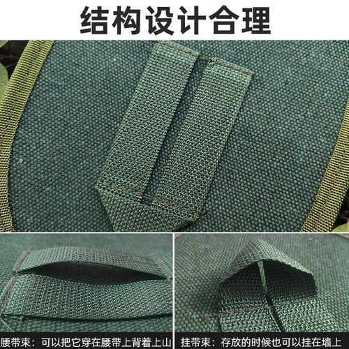 结实耐用帆布工兵铲套子适配205工兵铲保护锹袋215工兵锹耐磨套子 - 图1