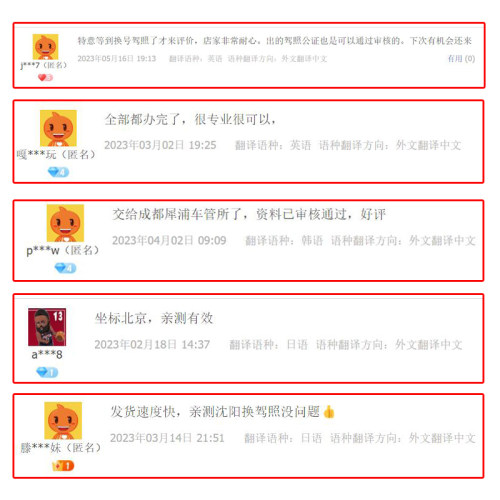 韩国语日本英国菲律宾泰国澳大利亚加拿大美国驾照翻译换中国驾照 - 图0