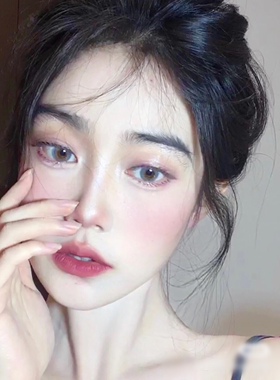 哑光口红干枯玫瑰色口红璃沫嫣