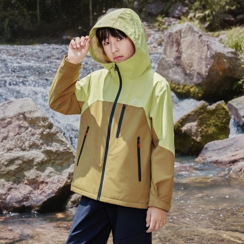 乔丹儿童男童加绒外套摇粒两件套2025秋冬新款大童三合一户外风衣,淘宝优惠券,粉丝福利购,淘宝优惠卷