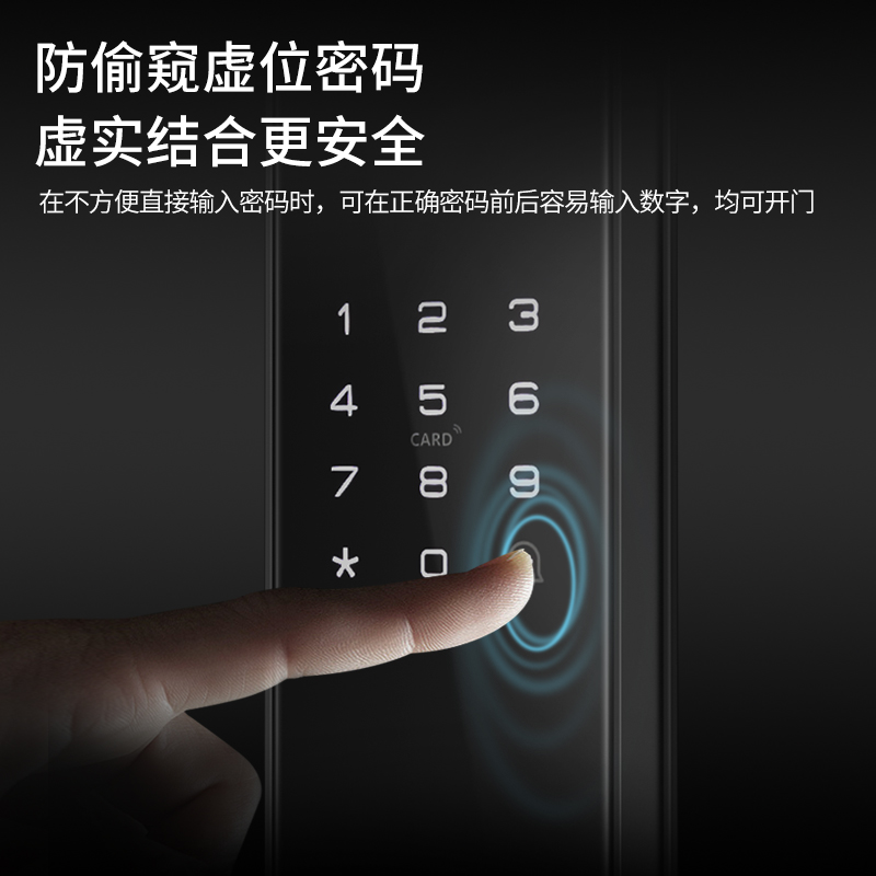 玥玛官方旗舰店指纹锁密码智能门锁家用防盗门入户大门电子锁DS01