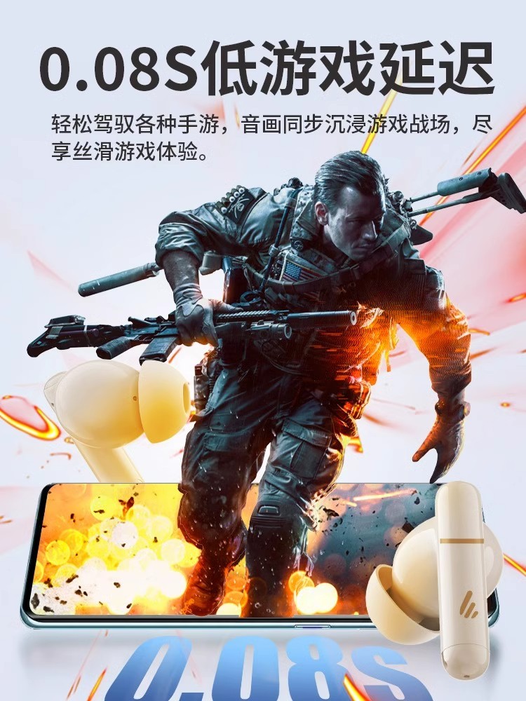 Edifier/漫步者 Z3 Pro主动降噪无线蓝牙耳机入耳式运动音乐定位 - 图1