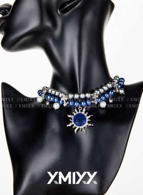 炽烈太阳十字架复古风颈链XMIXX