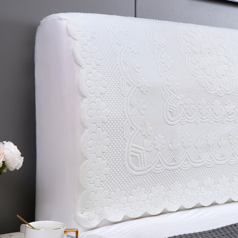 法式床头套罩加厚蕾丝盖布床头靠背搭巾床头盖巾防尘罩通用床头罩,淘宝优惠券,粉丝福利购,淘宝优惠卷