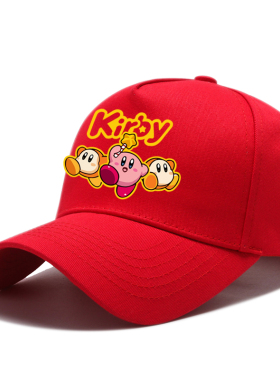 KIRBY星之卡比棒球帽户外情侣款