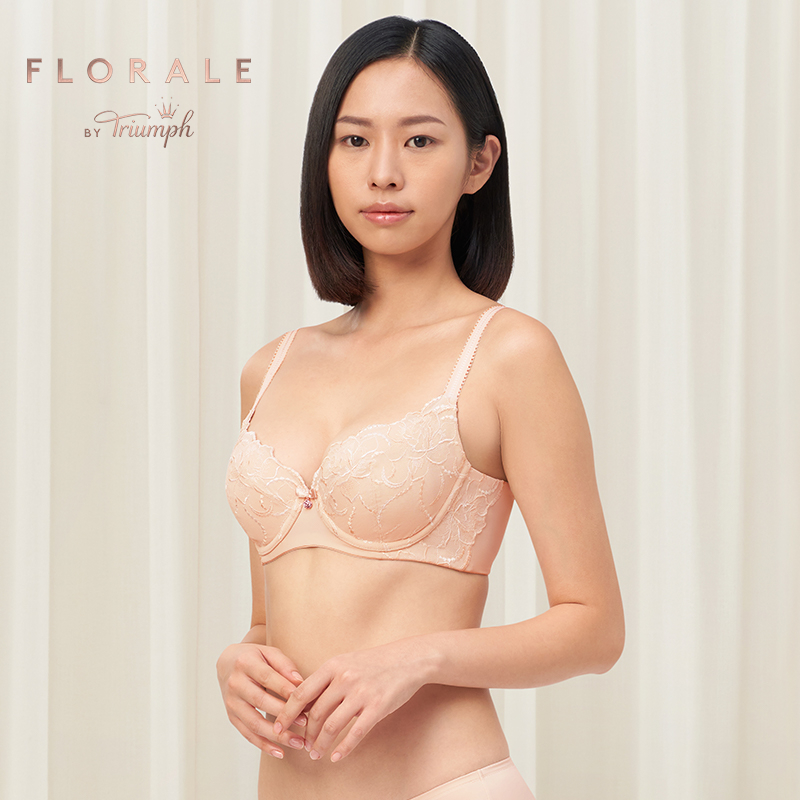 Triumph/黛安芬Florale优雅栀子新品内衣女聚拢支撑文胸女16-8797-图0