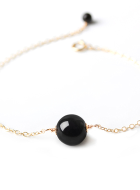 星空蓝砂石手链女单情人节礼物