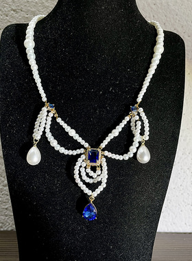 人造水晶人造水晶珍珠链女式