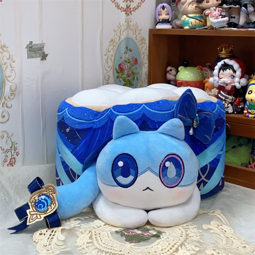 原神猫猫糕芙宁娜25cm35cm同人猫糕同人周边 - 图1