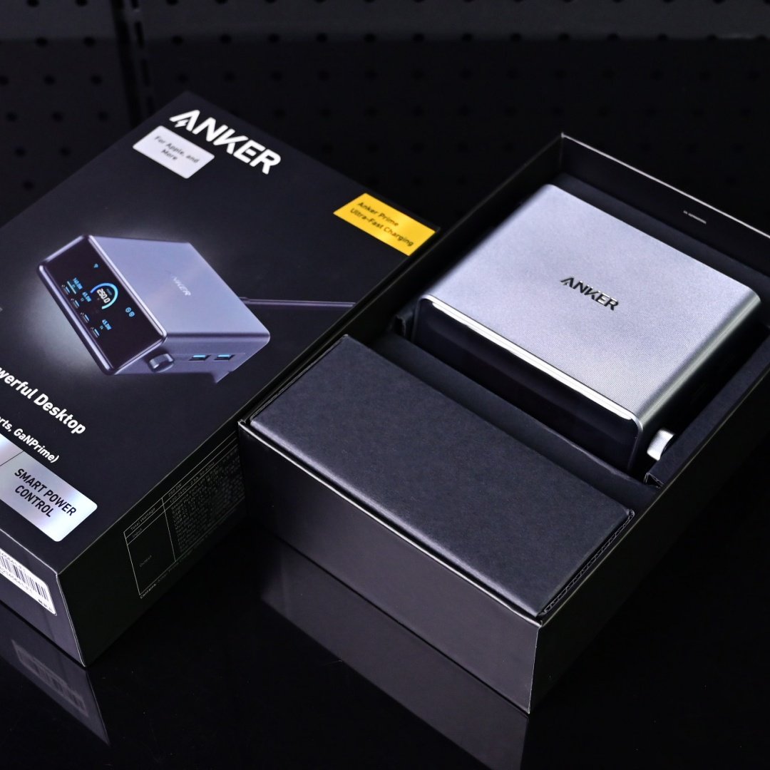 ANKER安克桌面充250W屏显充电站氮化镓多口大功率type-c充电器,淘宝优惠券,粉丝福利购,淘宝优惠卷