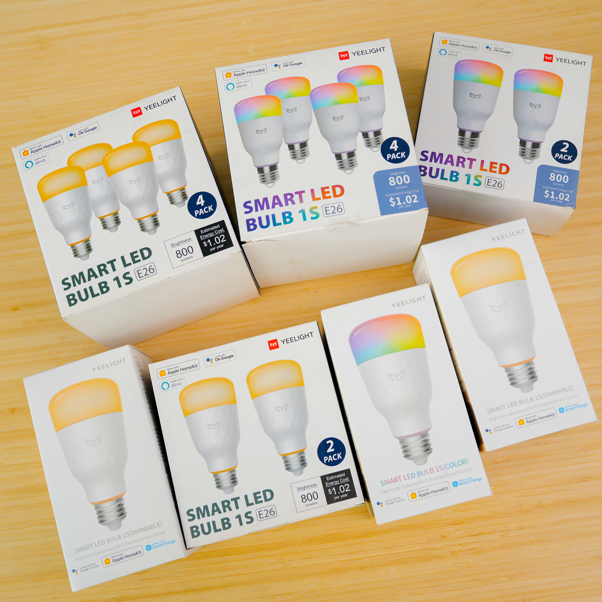 易来Yeelight智能1S灯泡彩光支持MIJIA 小爱苹果homekit彩色wifi!,淘宝优惠券,粉丝福利购,淘宝优惠卷