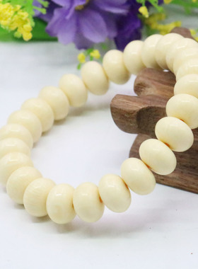 仿蜜蜡手串配饰复古算盘珠