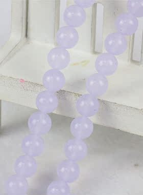 油菜花玉髓圆珠散珠子天然玉石