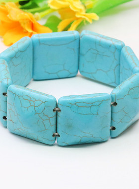 民族风绿松石配饰生日礼物手串