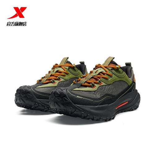 特步飞石2.0v2丨男鞋越野鞋登山跑步鞋缓震耐磨运动鞋山系徒步鞋 - 图1