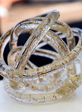 雏禾玻璃装饰品简约现代家居摆件