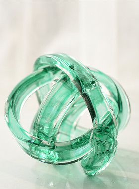 雏禾玻璃装饰品简约现代桌面摆件