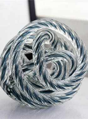 雏禾彩色玻璃摆件小清新家居装饰