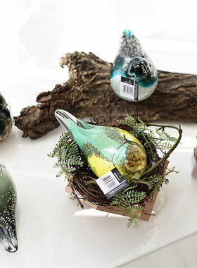 雏禾玻璃装饰摆件欧美家居