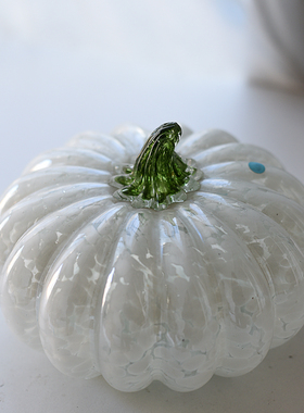 451K9彩色玻璃南瓜桌面摆件