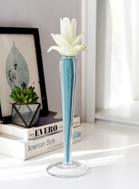 雏禾玻璃家居装饰品摆件欧式客厅