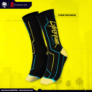 Cyberpunk 2077 Baseball Cap Wool Hat Cotton Socks Long Socks Game Peripherals JINX Official ຂອງແທ້