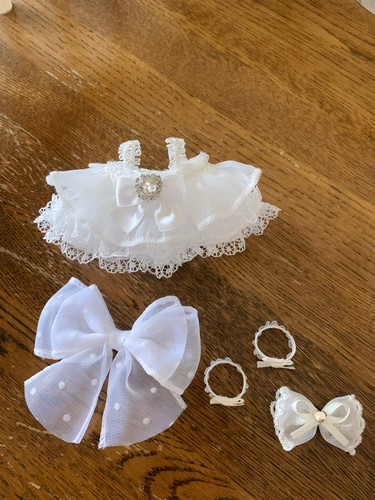 栗子手作 玲娜贝儿挂件着替白色纱裙星黛露饼饼钥匙扣裙子衣服 - 图1