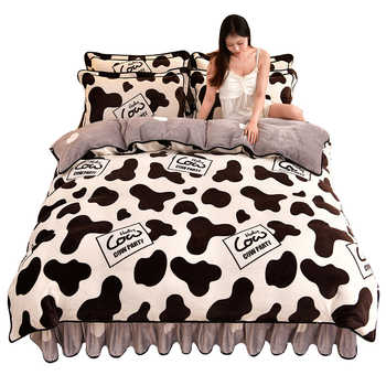 9斤冬季牛奶绒四件套加厚保暖双面绒券后138元包邮