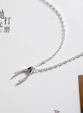 纯银如愿骨幸运韩版学生百搭手链