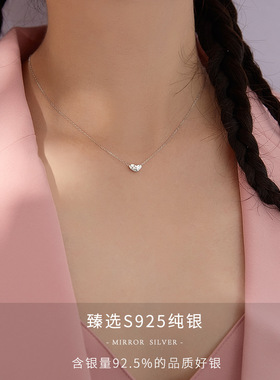 925纯银轻奢小众ins冷淡风锁骨链