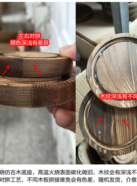 适用于人偶手办文玩侧面开关电池展示防尘发光收纳玻璃罩摆件包邮