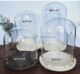 Diy glass cover transparent micro landscape antique preserved flowers