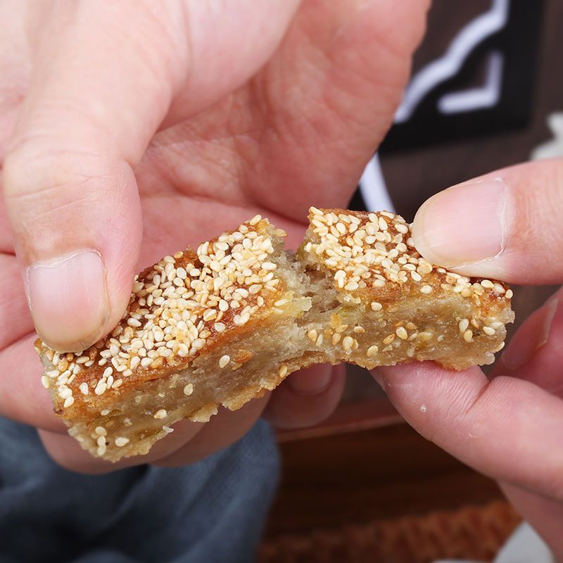 葱油饼朥饼广东潮汕特产小吃零食猪油饼葱油酥汕头潮州糕点葱饼-图1