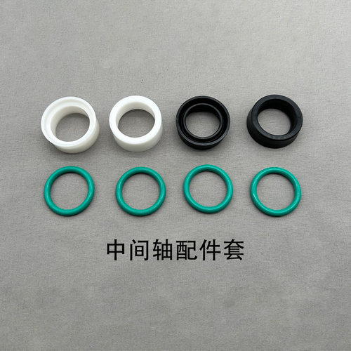 QBY气动隔膜泵配件大全活塞塑料滑块消声器O型圈易损件水泵密封圈 - 图2