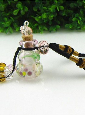 香薰项链琉璃小瓶子挂件葫芦吊坠