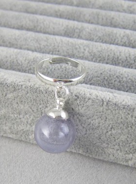 琉璃可调节随身小瓶子扩香戒指