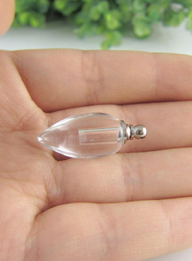 形状水晶小瓶子拧螺丝香薰毛衣链