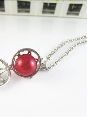 镂空精油可打开香水瓶挂件毛衣链