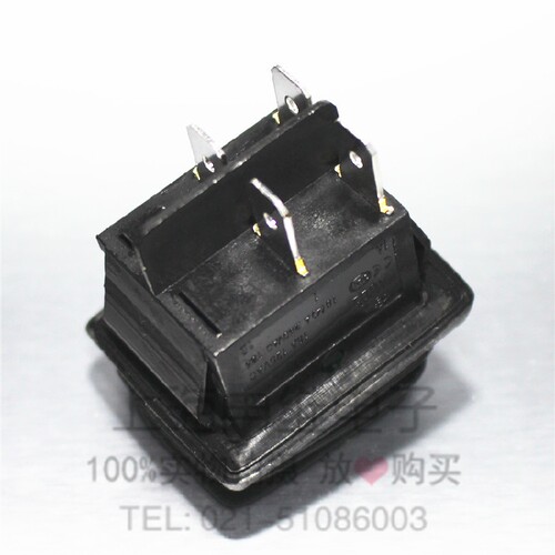 上开 上海永星防水船型开关KCD4 KCD2-21N-F 16A 4脚绿灯 220V - 图2