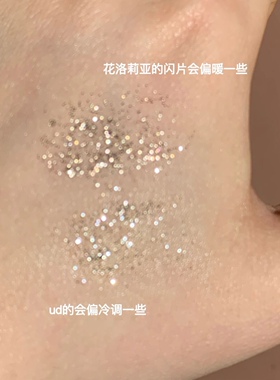 这小碎钻是要怎样 比牛郎还要闪 flortte花洛莉亚液体眼影08珠光