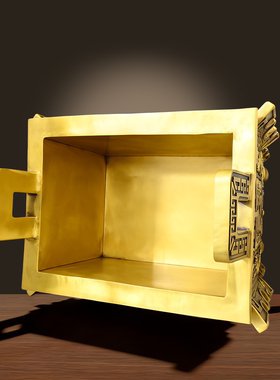 黄铜鼎盛千秋四足鼎开业礼品摆件