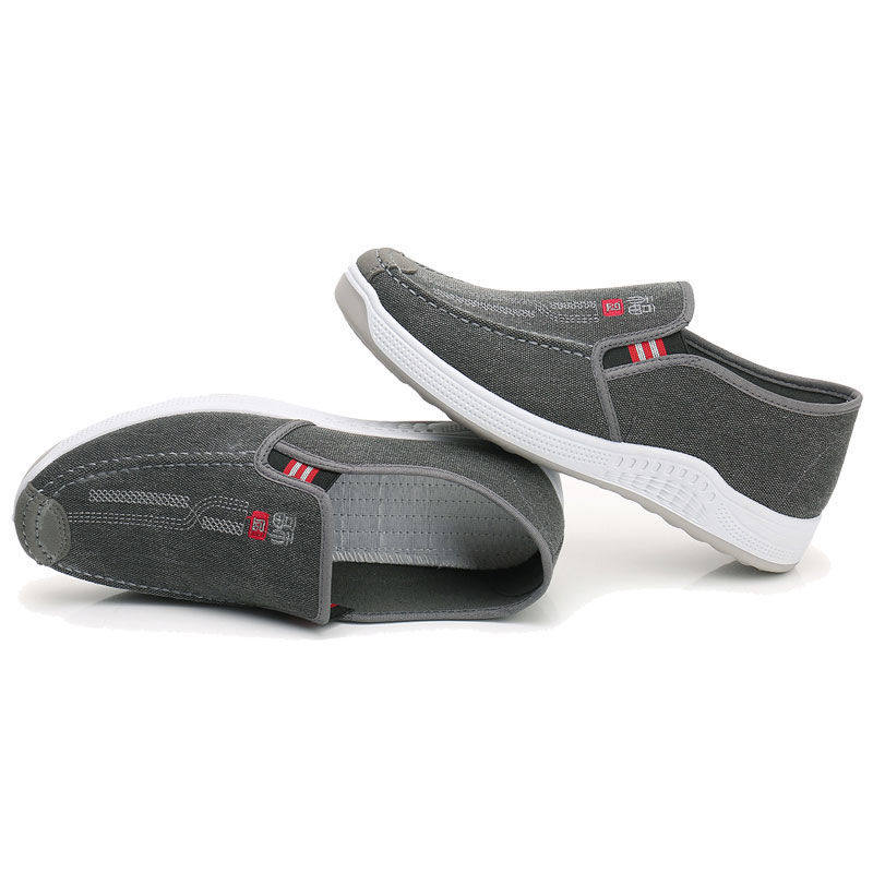 老北京布鞋男帆布鞋工作鞋一脚蹬懒人鞋透气防滑耐磨厚底爸爸单鞋,淘宝优惠券,粉丝福利购,淘宝优惠卷