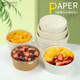 Xianyuan Kraft Paper Salad Bowl Fruit Round Packing Box