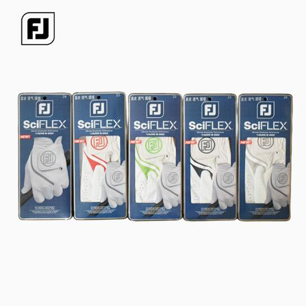 FootJoy高尔夫手套新款FJ男士SciFlex真皮手套透气防滑golf单只装 - 图1