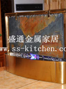 台式流水喷泉生日礼品小摆件