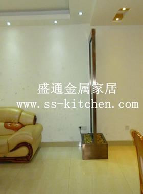 客厅玄关金盛通摆件流水屏风欧式