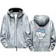 Customizable hooded jacket for male and female couples