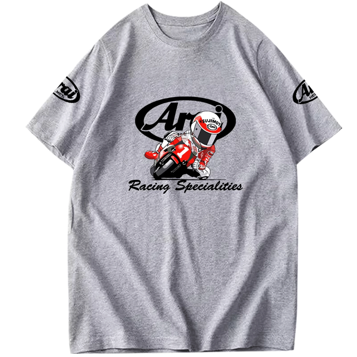 可定制arai机车shoei agv夏t恤衫 韩督T恤