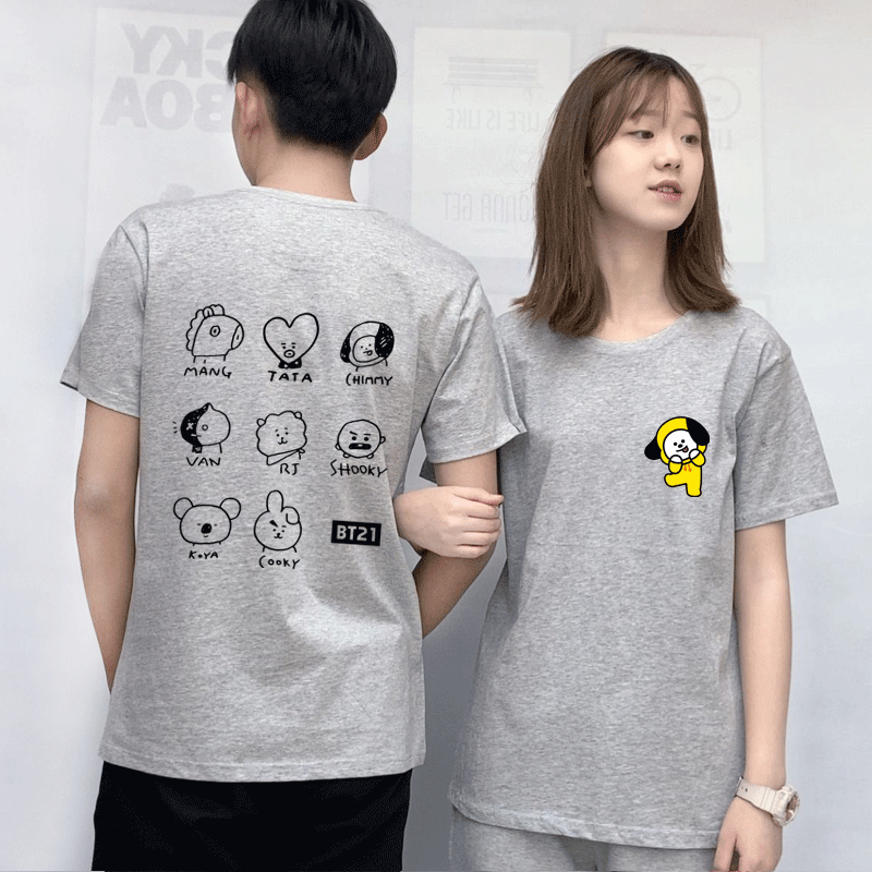 防弹少年团短袖夏季新款学生t恤衫 韩督T恤